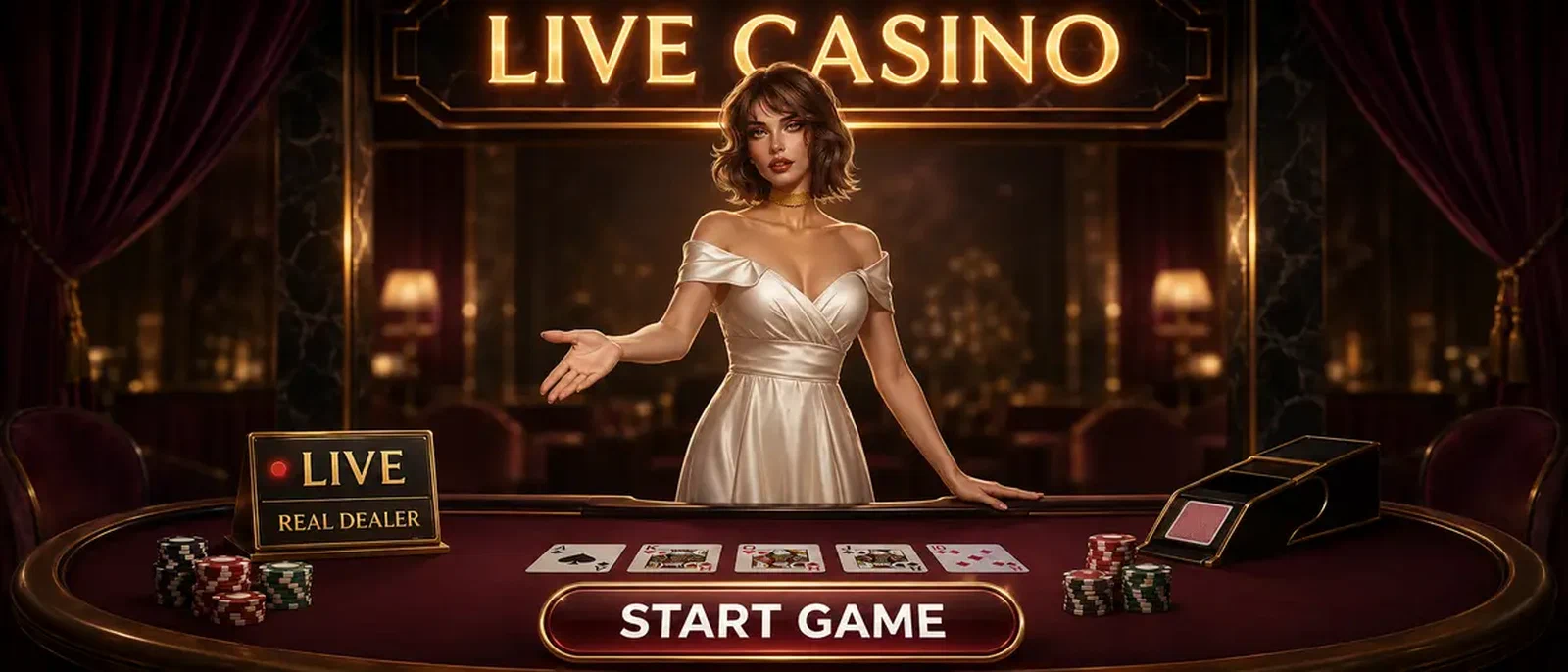 Vipzino Live Casino: Online spielen